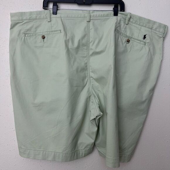 Polo Ralph Lauren Stretch Classic Fit Chino Shorts 9” Light Green Blue Pony 52 - Picture 2 of 7